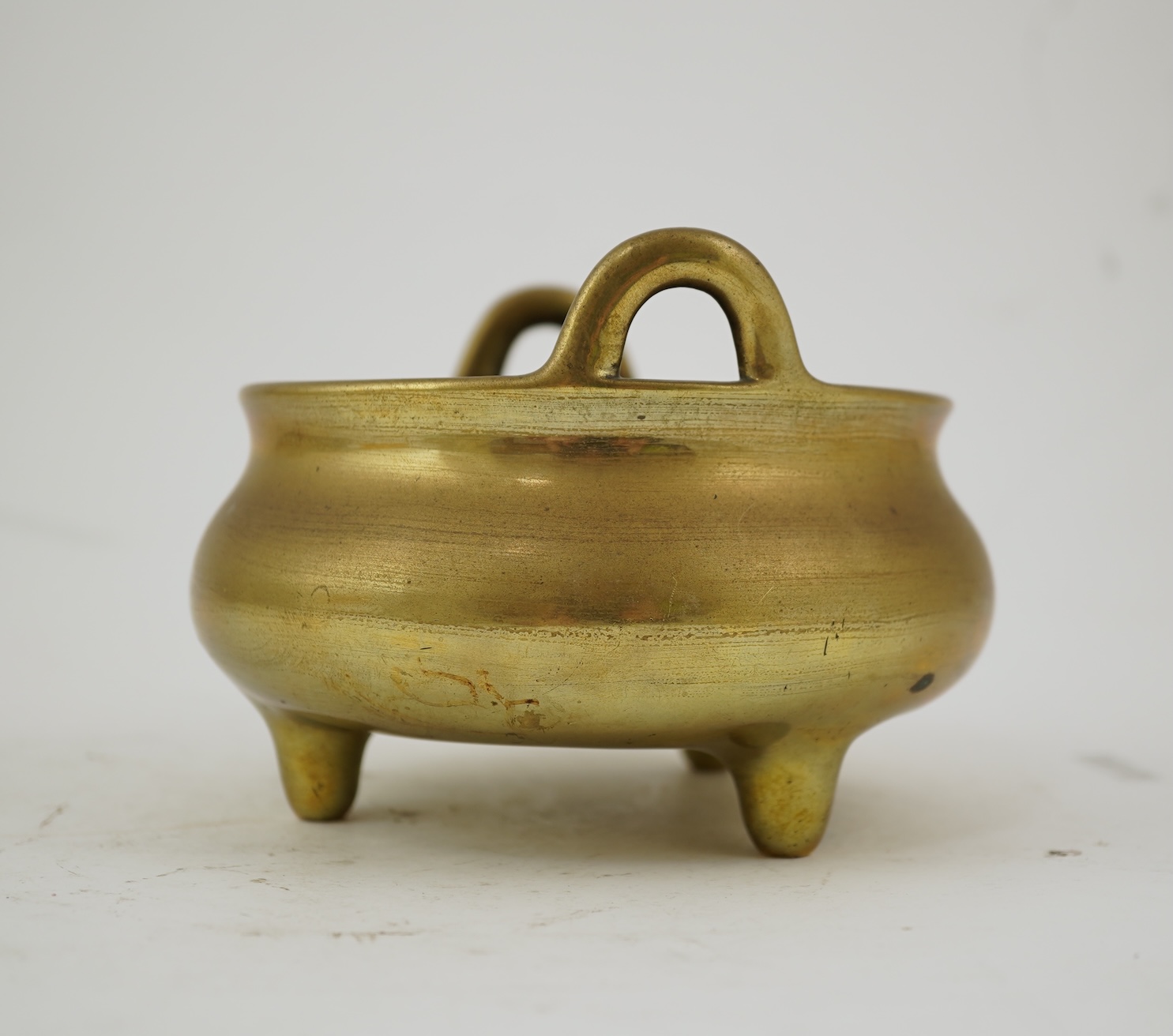 A Chinese bronze censer, ding, Xuande mark, 18th/19th century